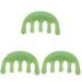 3pcs Resin Hair Comb Scraping Scalp Massage Household Acupoint Comb Head Massage Tool