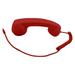 Biplut Mobile Phone Receiver Retro 3.5MM Phone Handset with Adjustable Volume And Microphone Mobile Accessory (Red)