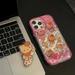 Sanrio cute mobile phone case HelloKitty iPhone13 14iphone12 mobile phone case 11 for xr straight edge xs PU soft shell 7