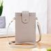 Touchscreen Phone Purse Crossbody For Women Cellphone Crossbody With Shoulder Strap Crossbody Phone Wallet Case With Clear Window Up To 6.7in Phone Gray