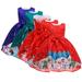 KYAIGUO Girls Snowflake Santa Claus Dresses Princess with Bow Tie Toddler Evening Party Dance Gown Kids Knee-Length Skirt Tutu Skirt Christmas Special Occasion Sleeveless Dress for 3-10 Years Old