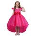 KYAIGUO Tutu Dress for Girls Flower Tulle Princess Prom Dresses Bridesmaid Ball Gown Wedding Tulle Dresses 4-12 Years