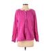 Gap Long Sleeve Button Down Shirt: Pink Tops - Women's Size Small