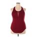 Zyia Active Active Tank Top: Burgundy Activewear - Women's Size 2X-Large