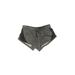 Under Armour Athletic Shorts: Gray Solid Activewear - Women's Size Medium