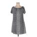 Veronica M. Casual Dress - Shift Off The Shoulder Short sleeves: Gray Dresses - Women's Size X-Large