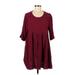 Newbury Kustom Casual Dress - Popover: Burgundy Dresses - Women's Size Medium