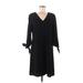 Lafayette 148 New York Casual Dress - Wrap: Black Dresses - Women's Size Medium