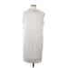 Gap Casual Dress: Gray Marled Dresses - Women's Size Medium Tall
