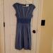 Kate Spade Dresses | Kate Spade 100% Cotton Smocked Sleeveless Dress, Great Pre-Owned Condition | Color: Blue | Size: M