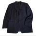 Burberry Suits & Blazers | Burberry Kensington Navy Striped 100% Wool Jacket Suit Mens - 46r | Color: Blue | Size: 46r