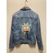 Levi's Jackets & Coats | Levi's Mens Denim Jacket Medium Blue Custom Hand Painted Rick And Morty Graphic | Color: Blue | Size: M