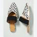 Anthropologie Shoes | Anthropologie Paz Beaded Backless Slides 6.5 | Color: Black/White | Size: 6.5