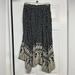 American Eagle Outfitters Skirts | American Eagle Black And Cream Patterned Skirt | Color: Black/Cream | Size: Xs