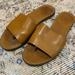 Madewell Shoes | Madewell Leather Slide Sandals Women’s Size 7 | Color: Tan | Size: 7