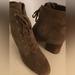 J. Crew Shoes | J.Crew Women Chestnut Brown Suede Heel Boots Us 12 | Color: Brown | Size: 12