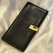 Gucci Bags | Authentic Gucci Vintage Black Leather Wallet With Gold Hardware | Color: Black/Gold | Size: Os