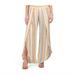 Anthropologie Pants & Jumpsuits | Anthropologie Drew Striped Whitney Wide Legged Tulip Pants | Color: Blue/Cream | Size: S