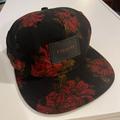 Coach Accessories | Coach Floral Print Cap | Color: Black/Green/Red/Tan | Size: Os