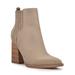 Nine West Shoes | Nine West Orleeh Block Heel Ankle Boots | Color: Tan | Size: 10