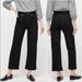 J. Crew Jeans | J. Crew Denim Slim Wide Leg Black Jeans Size 28 Cotton Blend High Rise | Color: Black | Size: 28