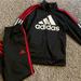 Adidas Matching Sets | Adidas Boy's Athletic Tracksuit Jacket Pant Set | Color: Black/Red | Size: 6b