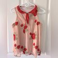 Disney Tops | Disney X Lc Lauren Conrad Collared Blouse / Size S | Color: Pink | Size: S