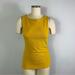 Anthropologie Tops | Anthropologie Pure + Good Ribbed Mustard Yellow Tank Top Size Small Boatneck | Color: Yellow | Size: S