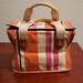 Kate Spade Bags | Kate Spade Striped Canvas Box Handbag | Color: Tan | Size: Os