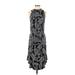 Ann Taylor LOFT Casual Dress High Neck Sleeveless: Black Dresses - Women's Size X-Small