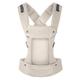 Beco Gemini Baby Carrier Newborn to Toddler - 100% Cotton Baby Body Carrier, Baby Carrier Backpack & Baby Front Carrier with Adjustable Seat, Ergonomic Baby Holder Carrier 7-35 lbs (Ecru)