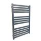 Greened House VAS 500 x 960mm Designer Anthracite Central Heating Towel Warmer Flat Panel Towel Rail