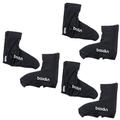 Yardwe 3 Pairs Shoe Cover Waterproof Overshoes Tricolor Cycling Overshoes Cycling Booties Outdoor Winter Cycling Toe Covers Riding Overshoes Black Shoe Bike Stretch Lycra Cycling Shoes