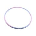 6 Sections Fitness Exercise Circle Abdominal Exerciser Detachable Holla Circle Waist Trainer forHula Hoop Fitness Equipment Exerciser (Color : Pink-Purple)