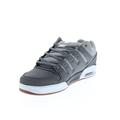 DVS Men's Tycho Charcoal Gray White Nubuck Low Top Sneaker Shoes 10.5