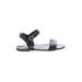 Steve Madden Sandals: Black Print Shoes - Women's Size 8 - Open Toe