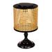 Evergreen Enterprises, Inc 15" Battery Powered Integrated LED Outdoor Table Lamp in Black/Brown | 15 H x 8.7 W x 8.7 D in | Wayfair 2LA2462