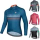 Maillot de cyclisme à manches longues pour hommes vestes de vélo de route vêtements de cyclisme