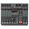 LOMEHO 7 Band EQ Audio Mixer Table 6 Mono Channel Mixing DJ Console con uscita USB 2 AUX individuale