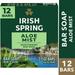 Irish Spring Aloe Bar Soap for Men Aloe Mist Mens Bar Soap 12 Pack 3.7 oz