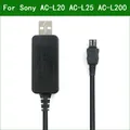 5V USB AC-L20 AC-L25 AC-L200 Power Adapter Ladegerät Versorgung Kabel Für Sony DCR SR21E SR30 SR45