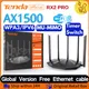 Tenda wifi 6 gigabit router ax1500 rx2 pro 1500mbps dual-band drahtloser repeater 2 4g & 5ghz ax1500