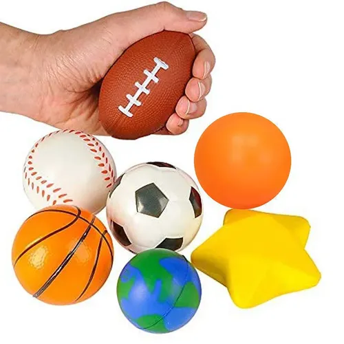 6 Stück Squeeze Ball Stress abbau Ball lustige Adhd Autismus Spielzeug Therapie Zappeln Anti Angst