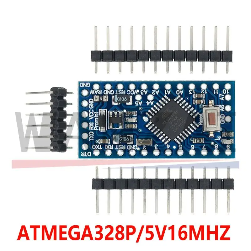 Pro Mini 328 Mini ATMEGA328 5 V/16 MHz ATMEGA328 3,3 V 8 MHz für Arduino Entwicklungsboard Image