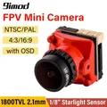 Fpv kamera 1800tvl 5mp 2 1mm Zoll Sternenlicht sensor für rc fpv Renn drohne