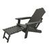 Mondawe Adirondack Chair Patio Adirondack Chair Weather Resistant with Cup Holder