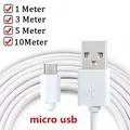 10m/5m/3m/1m Micro USB Ladekabel Android Ladegerät Kabel Extra Lange lade Draht Kabel Für Handy