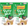 Friskies Cat Treats Party Mix Picnic Crunch 2.1 oz. Pouch - Pack of 2