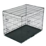 42 Pet Kennel Cat Dog Folding Steel Crate Animal Playpen Wire Metal GUS6968