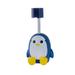 Shower Head Stand Waterproof Strong Bearing Capacity 360-Degree Adjustable Punch-Free Moisture-Proof Plastic Cartoon Penguin Head Mount for Home